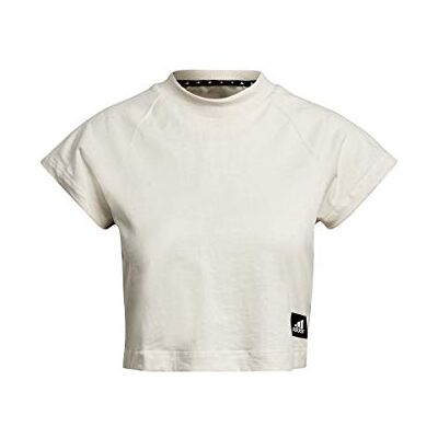 adidas W Recco Croptee Dam T-shirt, Icke-färgad, XXL adidas W Recco Croptee Dam T-shirt, Icke-färgad, XXL