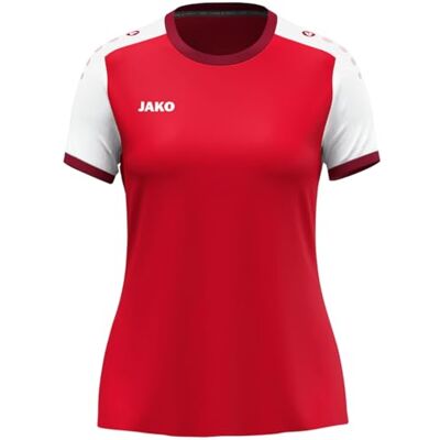 JAKO Damtröja Dynamic, kortärmad, röd/vit/mörkröd, L JAKO Damtröja Dynamic, kortärmad, röd/vit/mörkröd, L