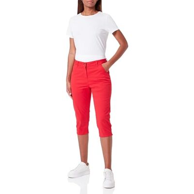 Blue Seven Capri byxor för kvinnor, Högröd orange, 38 Blue Seven Capri byxor för kvinnor, Högröd orange, 38