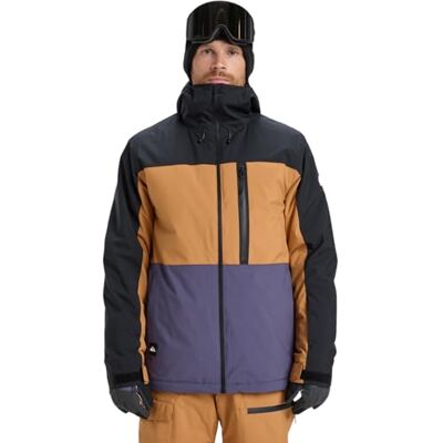 Quiksilver Sycamore Block snöjacka 20K jacka brun XS Quiksilver Sycamore Block snöjacka 20K jacka brun XS