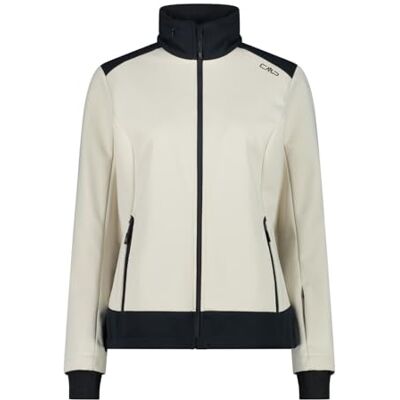 CMP Damjacka med fast huvjacka i softshell parad, vanilj, 42 CMP Damjacka med fast huvjacka i softshell parad, vanilj, 42
