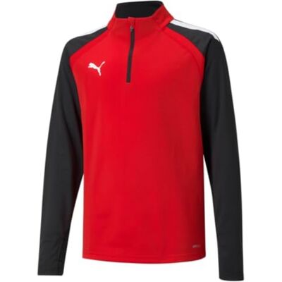 PUMA Men's TeamLIGA 1/4 Zip Top, Red/Black, XXL PUMA Men's TeamLIGA 1/4 Zip Top, Red/Black, XXL