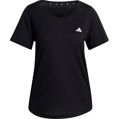 adidas dam Workout Essentials Scoop Neck Shirt, black, S adidas dam Workout Essentials Scoop Neck Shirt, black, S