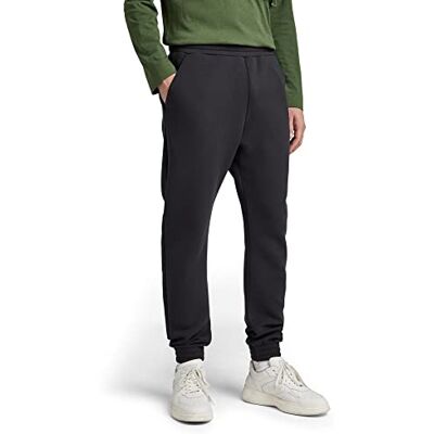 G-STAR RAW Sweatpants för män, svart (Caviar D175-D301), XXS G-STAR RAW Sweatpants för män, svart (Caviar D175-D301), XXS