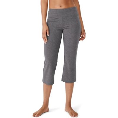 Jockey Dam smala Capri Flare yogabyxor, Kol ljung, S Jockey Dam smala Capri Flare yogabyxor, Kol ljung, S