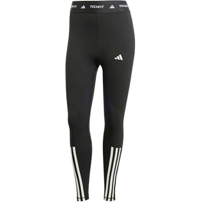 adidas dam Techfit 3 Stripes 7/8 Leggings Tights, BLACK, XXS adidas dam Techfit 3 Stripes 7/8 Leggings Tights, BLACK, XXS