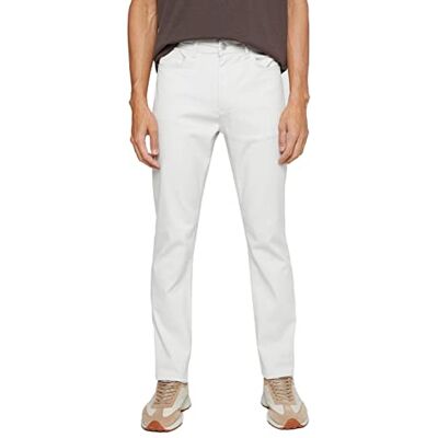 Koton Herr basic gabardin-byxor slim fit buttoned pocket detailed byxor, Sten (080), 46 SE Koton Herr basic gabardin-byxor slim fit buttoned pocket detailed byxor, Sten (080), 46 SE