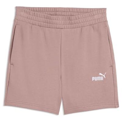 PUMA ESS Small No. 1 logotyp 5 tum shorts med hög midja TR sandsten PUMA ESS Small No. 1 logotyp 5 tum shorts med hög midja TR sandsten