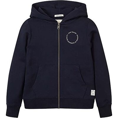 TOM TAILOR Sweatjacka för pojkar, 10668 – himmelskaptensblå, 176 cm TOM TAILOR Sweatjacka för pojkar, 10668 – himmelskaptensblå, 176 cm