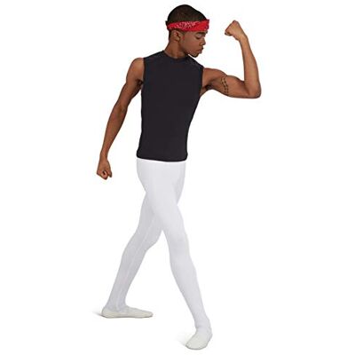 Capezio Herr Footed Tight, Vitt, S Capezio Herr Footed Tight, Vitt, S