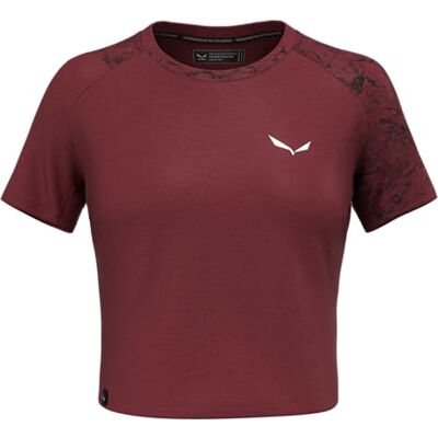 Salewa T-shirt Brand Modell LAVAREDO Hemp W Crop T-Shirt. Salewa T-shirt Brand Modell LAVAREDO Hemp W Crop T-Shirt.