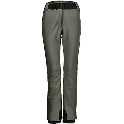 Killtec skidbyxor/softshell byxor för kvinnor med snöfall och bälte KSW 221 WMN SKI SFTSHLL PNTS, oliv, 38, 37328-000 Killtec skidbyxor/softshell byxor för kvinnor med snöfall och bälte KSW 221 WMN SKI SFTSHLL PNTS, oliv, 38, 37328-000