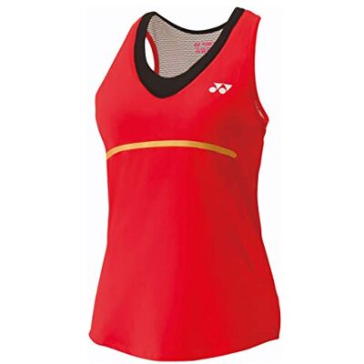 YONEX dam, tanktopp röd, vit, XL överkläder YONEX dam, tanktopp röd, vit, XL överkläder