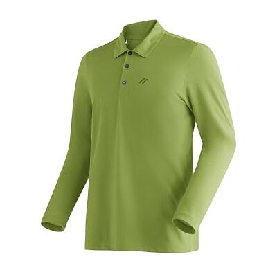 Maier Sports Long Pique Polo M herr pikétröja, lättskött långärmad tröja, sportigt snitt Maier Sports Long Pique Polo M herr pikétröja, lättskött långärmad tröja, sportigt snitt