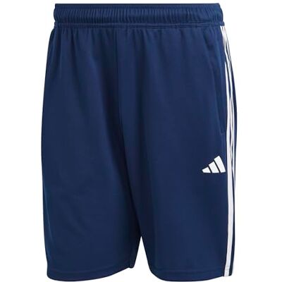 adidas För Män Train Essentials Piqué 3-Stripes Training Shorts, dark blue/white, XL adidas För Män Train Essentials Piqué 3-Stripes Training Shorts, dark blue/white, XL
