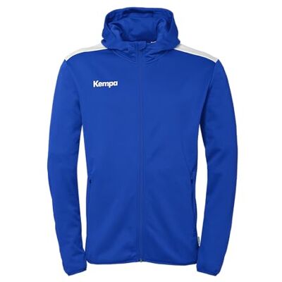 Kempa uhlsport Handboll Emotion 27 huvjacka sportjacka för män och pojkar med fodrad huva – fleece på insidan – med fickor med dragkedja Kempa uhlsport Handboll Emotion 27 huvjacka sportjacka för män och pojkar med fodrad huva – fleece på insidan – med fickor med dragkedja