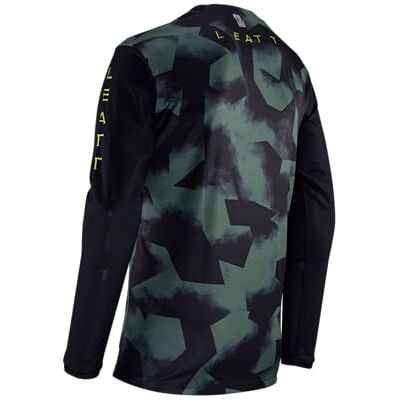 Leatt 6009554084430 Maillot MTB Gravity 4.0 Junior-S/EU120/130 cm-vert Spinach, flerfärgad, en storlek Leatt 6009554084430 Maillot MTB Gravity 4.0 Junior-S/EU120/130 cm-vert Spinach, flerfärgad, en storlek