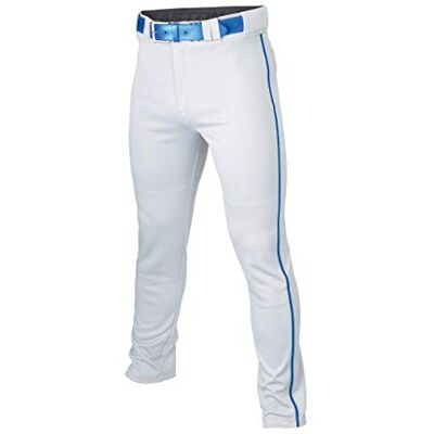 Easton RIVAL+ Piped Baseball Pant, White/Royal, Adult Small Easton RIVAL+ Piped Baseball Pant, White/Royal, Adult Small