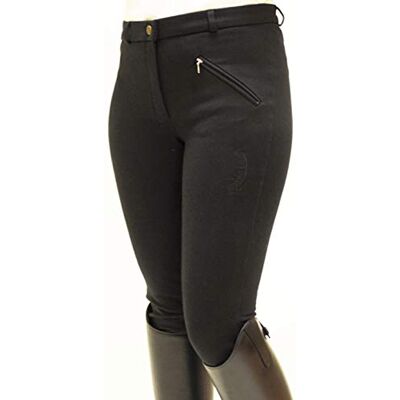 Rhinegold Elite termiska knäbyxor för damer Svart Size 14 (EU42) Rhinegold Elite termiska knäbyxor för damer Svart Size 14 (EU42)
