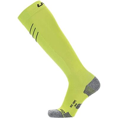 UYN SKI Race Shape Socks skidstrumpor, lime, en storlek UYN SKI Race Shape Socks skidstrumpor, lime, en storlek