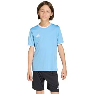 adidas unisex barn Entrada26 Jersey Kids Shirt, team light blue/white, 5-6 Years adidas unisex barn Entrada26 Jersey Kids Shirt, team light blue/white, 5-6 Years