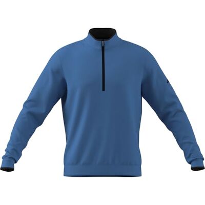adidas Mezczyzni Lightweight Half-Zip Top, Lucid Ray Blue, XXL adidas Mezczyzni Lightweight Half-Zip Top, Lucid Ray Blue, XXL