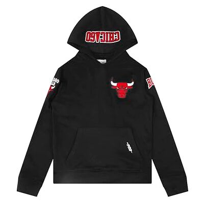 Pro Standard Pojkar NBA Classic Chenille Bb Fleece Po huvtröja, svart, small, svart, S Pro Standard Pojkar NBA Classic Chenille Bb Fleece Po huvtröja, svart, small, svart, S