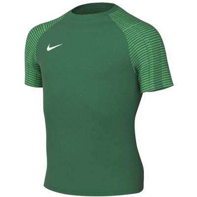 NIKE Flickor Dri-fit Academy kortärmad fotbollströja, tallgrön/hyperverde/vit, M NIKE Flickor Dri-fit Academy kortärmad fotbollströja, tallgrön/hyperverde/vit, M