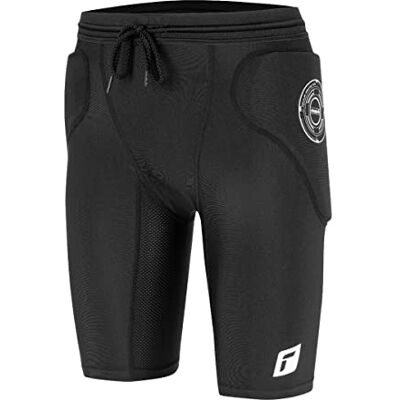 Reusch Kompressionsshorts för kvinnor under shorts med skydd för målvakter för att undvika skador, särskilt vid dykning i hård terräng, med bra passform. Reusch Kompressionsshorts för kvinnor under shorts med skydd för målvakter för att undvika skador, särskilt vid dykning i hård terräng, med bra passform.