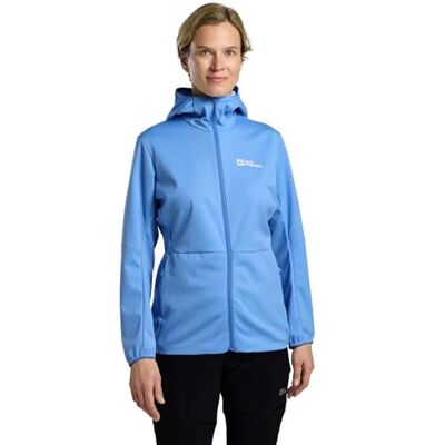 Jack Wolfskin Feldberg Hoody W Softshelljacka, Mitten Blå, Large Dam, Mitten blå, L Jack Wolfskin Feldberg Hoody W Softshelljacka, Mitten Blå, Large Dam, Mitten blå, L