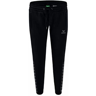 Erima Kvinna Essential Team Joggingbyxor (2102204) svart/slate grey, 40 Erima Kvinna Essential Team Joggingbyxor (2102204) svart/slate grey, 40