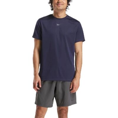 Reebok Id Train Ss Tech T-shirt för män, Vector Navy, L Reebok Id Train Ss Tech T-shirt för män, Vector Navy, L