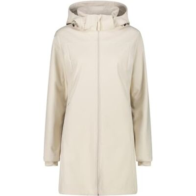 CMP Woman Parka Jacket Zip Hood, Vanilj, 42 CMP Woman Parka Jacket Zip Hood, Vanilj, 42
