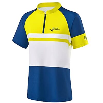 Black Crevice dam cykel t-shirt I dam-t-shirts storlekar I dam-cykelskjorta i blandtyg I dam-cykelskjorta I andningsbar dam-sport-t-shirt, Navy/gul, 36 Black Crevice dam cykel t-shirt I dam-t-shirts storlekar I dam-cykelskjorta i blandtyg I dam-cykelskjorta I andningsbar dam-sport-t-shirt, Navy/gul, 36