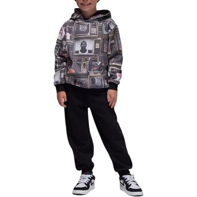 NIKE Jordan barnträningsoverall MJ Brooklyn Aop svart kod 85F239-023, Svart, 3 år NIKE Jordan barnträningsoverall MJ Brooklyn Aop svart kod 85F239-023, Svart, 3 år