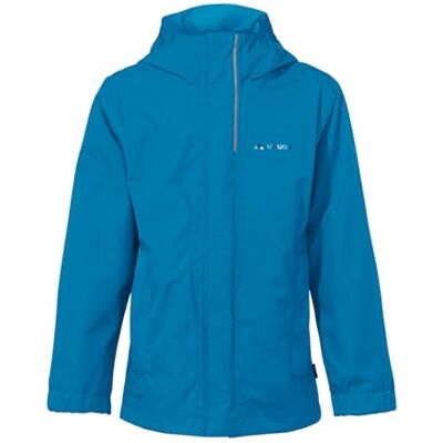 VAUDE Regnjacka barn Escape Light IV, vattentät och vindtät utomhusjacka, andningsbar vindjacka med huva, klimatvänlig vandringsjacka VAUDE Regnjacka barn Escape Light IV, vattentät och vindtät utomhusjacka, andningsbar vindjacka med huva, klimatvänlig vandringsjacka