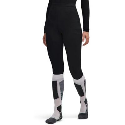 FALKE dam Baslager Underdel Wool-Tech 3/4 W Ti ull funktionsmaterial snabbtorkande 1 del, Svart Black 3000, XL FALKE dam Baslager Underdel Wool-Tech 3/4 W Ti ull funktionsmaterial snabbtorkande 1 del, Svart Black 3000, XL