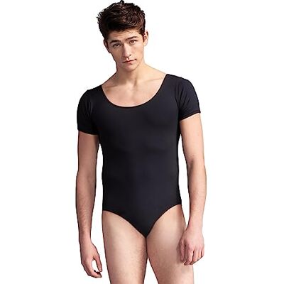 Capezio herr tactel kortärmad trikåer, Svart, L Capezio herr tactel kortärmad trikåer, Svart, L