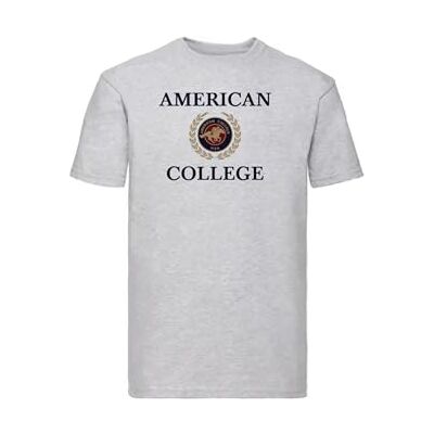 AMERICAN COLLEGE USA T-shirts sport andas tryckta unisex kläder barn pojkar och flickor casual modell ACTSW7 MELL grå XL, Färg: grå, XL AMERICAN COLLEGE USA T-shirts sport andas tryckta unisex kläder barn pojkar och flickor casual modell ACTSW7 MELL grå XL, Färg: grå, XL