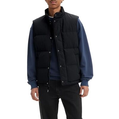 Levi's Rockridge väst för män, jet svart, S Levi's Rockridge väst för män, jet svart, S
