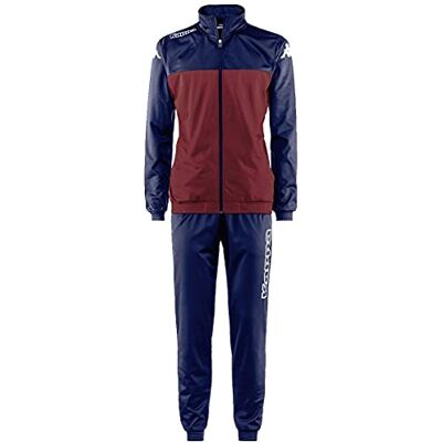 Kappa Alfon träningsoverall för pojkar, Granata Rouge/Bleu Marin, XL Kappa Alfon träningsoverall för pojkar, Granata Rouge/Bleu Marin, XL