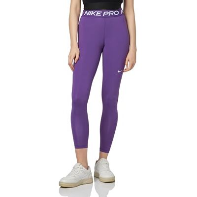 NIKE Leggings för kvinnor, Lila Cosmos/White, XL NIKE Leggings för kvinnor, Lila Cosmos/White, XL