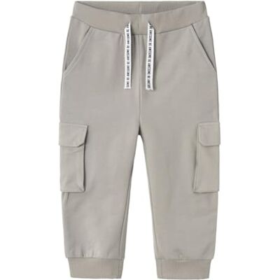 NAME IT Pojkar Nmmlutil Sweat Loose Pant Unb joggingbyxor, Wild Duve, 98 NAME IT Pojkar Nmmlutil Sweat Loose Pant Unb joggingbyxor, Wild Duve, 98
