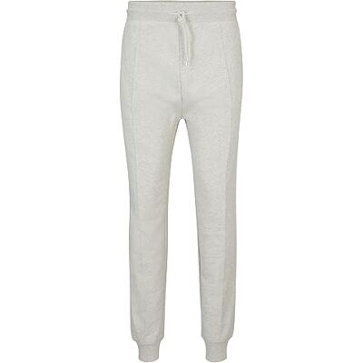 Boss Seglitchstygn joggingbyxor för män av bomullsterry med logotyptryck, Ljus/pastell Grey57, L Boss Seglitchstygn joggingbyxor för män av bomullsterry med logotyptryck, Ljus/pastell Grey57, L