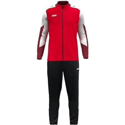JAKO Barn-polyesterdräkt Dynamic, röd/vit/mörkröd, 128 JAKO Barn-polyesterdräkt Dynamic, röd/vit/mörkröd, 128