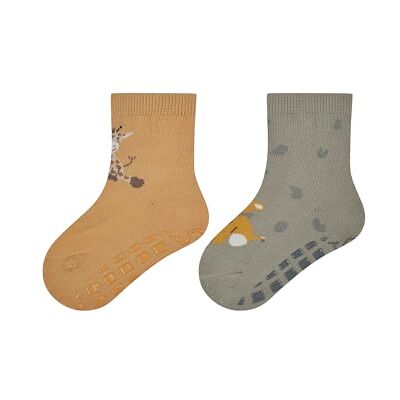 Sterntaler ABS-strumpor dubbelpack Safari, ockra, 25-26 Sterntaler ABS-strumpor dubbelpack Safari, ockra, 25-26
