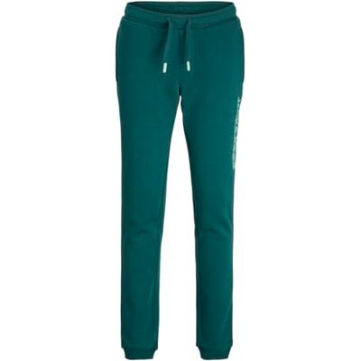 JACK&JONES JUNIOR Jpstgordon Jjalvis sweatpants Jnr joggingbyxor, djup blågrön, 128 JACK&JONES JUNIOR Jpstgordon Jjalvis sweatpants Jnr joggingbyxor, djup blågrön, 128