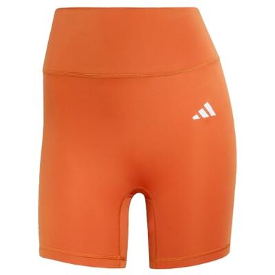adidas Kobiety Optime Essentials Workout Short Leggings, fox orange, XXL adidas Kobiety Optime Essentials Workout Short Leggings, fox orange, XXL