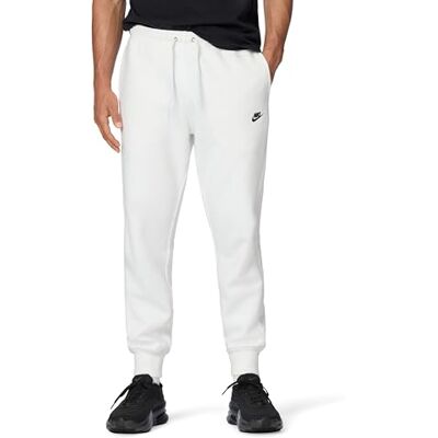 NIKE Club joggingbyxor för män, vit/svart, FN3787-100, S NIKE Club joggingbyxor för män, vit/svart, FN3787-100, S