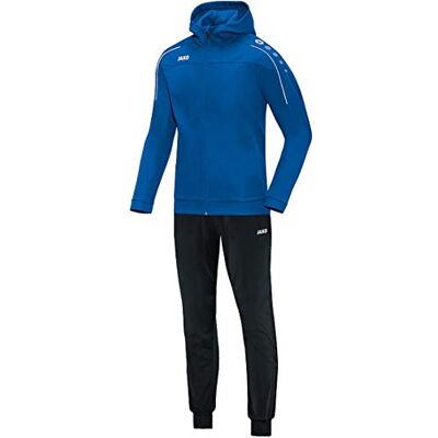 JAKO Dam träningsoverall polyester Classico med huva, kungsblå, 42, M9450 JAKO Dam träningsoverall polyester Classico med huva, kungsblå, 42, M9450